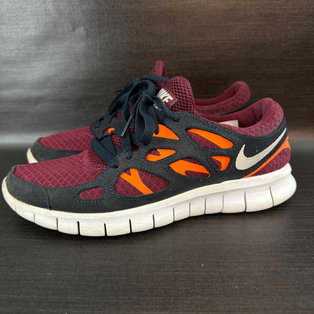 Nike Free Run 2 Womens size 9 Burgundy Maroon‎ DM8915-600 Running Athletic Shoes